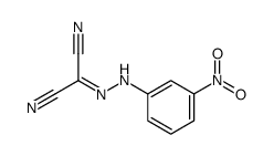 2-[(3-nitrophenyl)hydrazinylidene]propanedinitrile结构式