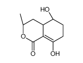 (3R,4aS,5R)-5,8-Dihydroxy-3-methyl-3,4,4a,5,6,7-hexahydro-1H-isoc hromen-1-one结构式