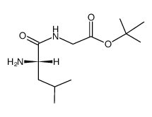 H-Leu-Gly-OtBu · HCl结构式