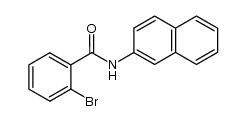 2-bromo-N-(naphthalen-2-yl)benzamide结构式