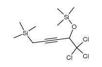 trimethyl(5,5,5-trichloro-4-((trimethylsilyl)oxy)pent-2-yn-1-yl)silane Structure