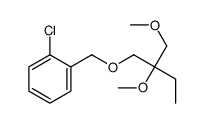 1-chloro-2-[[2-methoxy-2-(methoxymethyl)butoxy]methyl]benzene Structure