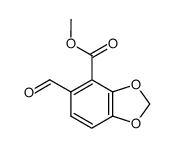 Methyl 6-formyl-2,3-(methylenedioxy)benzoate结构式