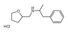 N-(oxolan-2-ylmethyl)-1-phenylpropan-2-amine,hydrochloride Structure