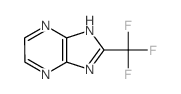 8-(trifluoromethyl)-2,5,7,9-tetrazabicyclo[4.3.0]nona-1,3,5,7-tetraene结构式