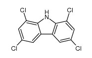 1,3,6,8-Tetrachlorocarbazole结构式