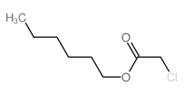 Acetic acid, 2-chloro-,hexyl ester结构式