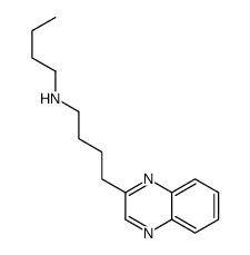 N-butyl-4-quinoxalin-2-ylbutan-1-amine结构式