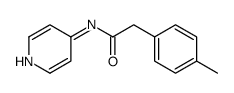 Benzeneacetamide, 4-methyl-N-4-pyridinyl- (9CI) Structure