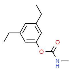 (3,5-diethylphenyl) N-methylcarbamate structure