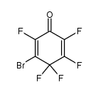 1-Bromopentafluoro-1,4-cyclohexadien-3-one结构式