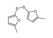 2-methyl-5-[(5-methylfuran-2-yl)disulfanyl]furan结构式