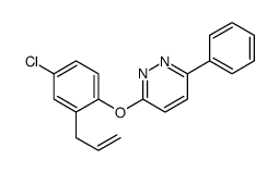 3-(4-chloro-2-prop-2-enylphenoxy)-6-phenylpyridazine Structure