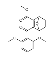 2-(2,6-dimethoxybenzoyl)-3-methoxycarbonyl-7-oxabicyclo[2.2.1]hept-2-ene Structure