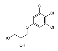 3-(3,4,5-trichlorophenoxy)propane-1,2-diol Structure