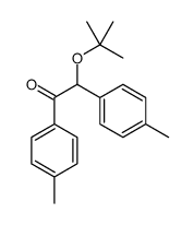 1,2-bis(4-methylphenyl)-2-[(2-methylpropan-2-yl)oxy]ethanone结构式