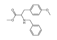 Methyl-2-(N-benzylamino)-3-(4-methoxyphenyl)propionat Structure