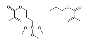 butyl 2-methylprop-2-enoate,3-trimethoxysilylpropyl 2-methylprop-2-enoate Structure