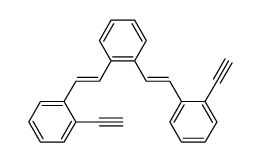 trans-trans 1,2-bis<2-(2-ethynylphenyl)ethenyl>benzene Structure