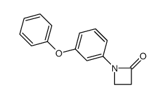 1-(3-phenoxyphenyl)azetidin-2-one Structure