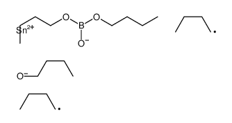 [butoxy(dibutyl)stannyl] dibutyl borate Structure