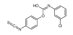 (4-isothiocyanatophenyl) N-(3-chlorophenyl)carbamate结构式