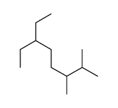 6-ethyl-2,3-dimethyloctane结构式