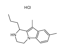 4-Propyl-5,7-dimethyl-1,2,3,4-tetrahydropyrazino<1,2-a>indole hydrochloride结构式