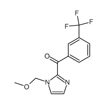 (1-methoxymethyl-1H-imidazol-2-yl)-(3-trifluoromethyl-phenyl)-methanone结构式