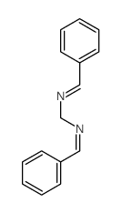 Methanediamine,N,N'-bis(phenylmethylene)- Structure