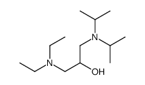 1-(diethylamino)-3-[di(propan-2-yl)amino]propan-2-ol结构式