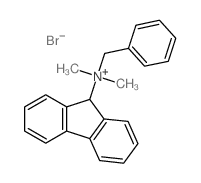 benzyl-(9H-fluoren-9-yl)-dimethyl-azanium结构式