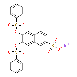 sodium 6,7-bis[(phenylsulphonyl)oxy]naphthalene-2-sulphonate picture