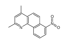 2,4-dimethyl-7-nitrobenzo[h]quinoline结构式