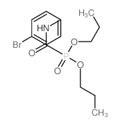 N-(4-bromophenyl)-1-dipropoxyphosphoryl-formamide Structure