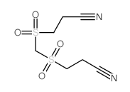 Propionitrile,3,3'-(methylenedisulfonyl)di- (8CI)结构式