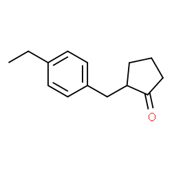 Cyclopentanone, 2-[(4-ethylphenyl)methyl]- (9CI) structure