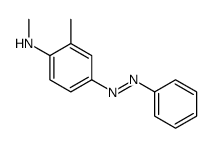 3-methyl-4-methylaminoazobenzene结构式