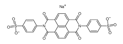 disodium N,N-bis(p-sulfonatophenyl)naphthalenedicarboximide结构式