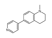 1-METHYL-6-(4-PYRIDINYL)-1,2,3,4-TETRAHYDROQUINOLINE Structure