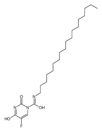 5-fluoro-N-octadecyl-2,4-dioxopyrimidine-1-carboxamide结构式