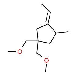 Cyclopentane, 3-ethylidene-1,1-bis(methoxymethyl)-4-methyl-, (3E)- (9CI) picture