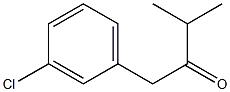 1-(3-CHLOROPHENYL)-3-METHYLBUTAN-2-ONE Structure