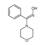 4-(N-hydroxy-benzimidoyl)-morpholine结构式