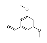 4,6-dimethoxypyridine-2-carbaldehyde结构式
