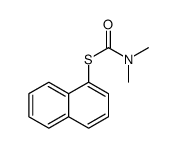 S-naphthalen-1-yl N,N-dimethylcarbamothioate Structure