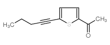 1-(5-戊炔-2-噻吩)-1-乙酮结构式