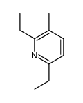 2,6-diethyl-3-methylpyridine Structure