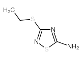 3-ethylsulfanyl-1,2,4-thiadiazol-5-amine structure