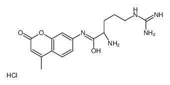L-Arginine-7-amido-4-methylcoumarin hydrochloride Structure